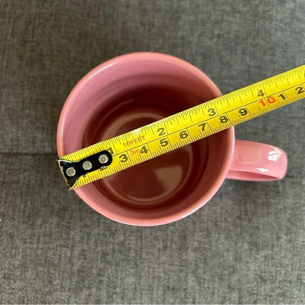I ♥️ NY Coffee Mug, Pink, Black, Red, 12 oz
